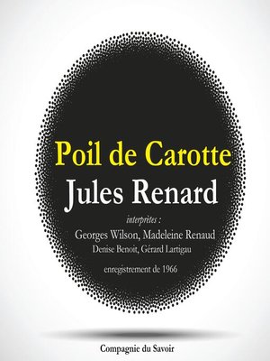 cover image of Poil de Carotte, une pièce de Jules Renard